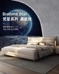 Modern Aesthetic Bed Multifonction Organiser King Size Double Bed Storage Space Marco De Cama Queen Moderno Luxury Furniture