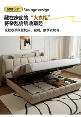 Bedroom Unique Bed Modern Storage Queen Multifunctional Beauty Sleeping Bed Luxury Nightstands Cama Matrimonial Furnitures