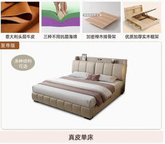 Bedroom Unique Bed Modern Storage Queen Multifunctional Beauty Sleeping Bed Luxury Nightstands Cama Matrimonial Furnitures