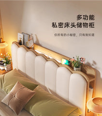 Upholstered Luxury Bed Wood Storage Drawer Tatami Home Bed Modern Liter Living Cama De Lujo Para Dormitorio Bedroom Furnitures