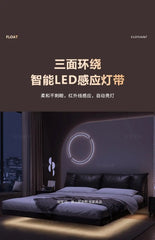 Lit 180x200cm Bed Racks And Frame Bedroom Set Bed Side Table Lit King Size Luxury King Size Bed Bedroom Furniture Headboard Home