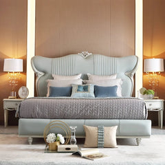 Cabinets Upholstered Bed Fancy Reading Legs Princess Children Bed Lounge Luxury Queen Mobili Per La Casa Bedroom Furniture