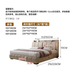 Bedroom Unique Bed Modern Storage Queen Multifunctional Beauty Sleeping Bed Luxury Nightstands Cama Matrimonial Furnitures