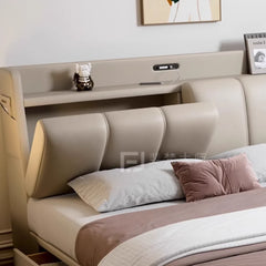 Bedroom Unique Bed Modern Storage Queen Multifunctional Beauty Sleeping Bed Luxury Nightstands Cama Matrimonial Furnitures