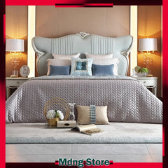 Cabinets Upholstered Bed Fancy Reading Legs Princess Children Bed Lounge Luxury Queen Mobili Per La Casa Bedroom Furniture