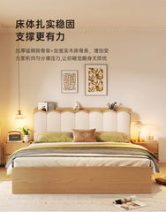 Upholstered Luxury Bed Wood Storage Drawer Tatami Home Bed Modern Liter Living Cama De Lujo Para Dormitorio Bedroom Furnitures