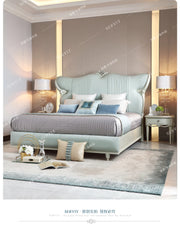 Cabinets Upholstered Bed Fancy Reading Legs Princess Children Bed Lounge Luxury Queen Mobili Per La Casa Bedroom Furniture