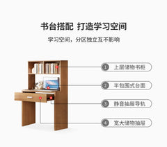 Children's Staggered Upper And Lower Bunk Beds Small Apartment Household Child And Mother Desk Wardrobe Modern bedroom furniture