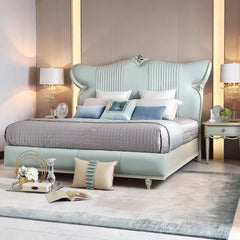 Cabinets Upholstered Bed Fancy Reading Legs Princess Children Bed Lounge Luxury Queen Mobili Per La Casa Bedroom Furniture