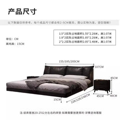 Lit 180x200cm Bed Racks And Frame Bedroom Set Bed Side Table Lit King Size Luxury King Size Bed Bedroom Furniture Headboard Home