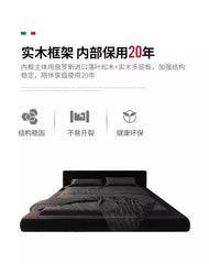 Headboard Fashionable Bed Modern European Quality Confortable Bed American Style Light Luxury Cama De Casal Bedroom Furniture
