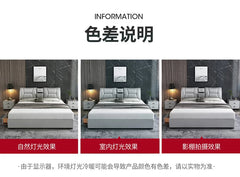 King Upholstered Beds Minimalist Frames Children Bedroom Beds Multifunctional Headboard Meubles De Chambre Home Furniture