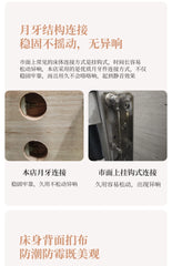 Fashionable Design Bed Frame Luxury Beauty Modern French Beds Aesthetics Safe Simple Wedding Wood Cama Casal Home Furniture