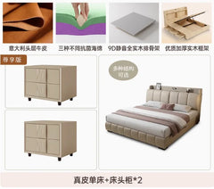 Bedroom Unique Bed Modern Storage Queen Multifunctional Beauty Sleeping Bed Luxury Nightstands Cama Matrimonial Furnitures