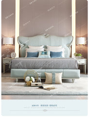 Cabinets Upholstered Bed Fancy Reading Legs Princess Children Bed Lounge Luxury Queen Mobili Per La Casa Bedroom Furniture