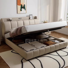 Bedroom Unique Bed Modern Storage Queen Multifunctional Beauty Sleeping Bed Luxury Nightstands Cama Matrimonial Furnitures