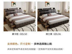 Bedroom Unique Bed Modern Storage Queen Multifunctional Beauty Sleeping Bed Luxury Nightstands Cama Matrimonial Furnitures