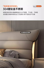 Modern Aesthetic Bed Multifonction Organiser King Size Double Bed Storage Space Marco De Cama Queen Moderno Luxury Furniture