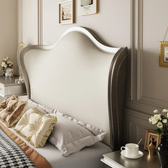 Backrest Sale Luxury Double Bed Modern Leather Wooden Adults Bedroom Double Bed Twin Queen Frame Cama Matrimonial Home Furniture