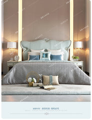 Cabinets Upholstered Bed Fancy Reading Legs Princess Children Bed Lounge Luxury Queen Mobili Per La Casa Bedroom Furniture