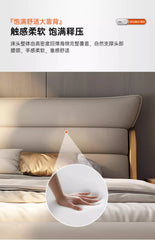 Modern Aesthetic Bed Multifonction Organiser King Size Double Bed Storage Space Marco De Cama Queen Moderno Luxury Furniture