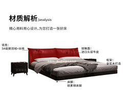 Lit 180x200cm Bed Racks And Frame Bedroom Set Bed Side Table Lit King Size Luxury King Size Bed Bedroom Furniture Headboard Home