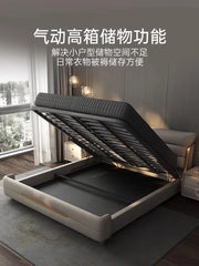 Modern Aesthetic Bed Multifonction Organiser King Size Double Bed Storage Space Marco De Cama Queen Moderno Luxury Furniture