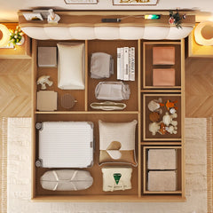 Upholstered Luxury Bed Wood Storage Drawer Tatami Home Bed Modern Liter Living Cama De Lujo Para Dormitorio Bedroom Furnitures