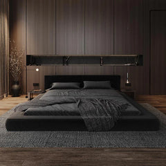 Headboard Fashionable Bed Modern European Quality Confortable Bed American Style Light Luxury Cama De Casal Bedroom Furniture