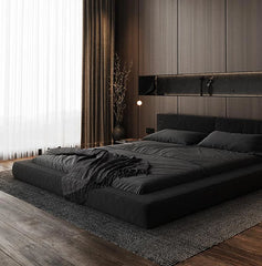 Headboard Fashionable Bed Modern European Quality Confortable Bed American Style Light Luxury Cama De Casal Bedroom Furniture