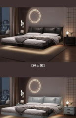 Lit 180x200cm Bed Racks And Frame Bedroom Set Bed Side Table Lit King Size Luxury King Size Bed Bedroom Furniture Headboard Home